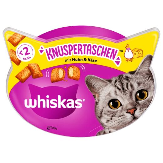 Katzensnack Whiskas Knupsertaschen mit Huhn