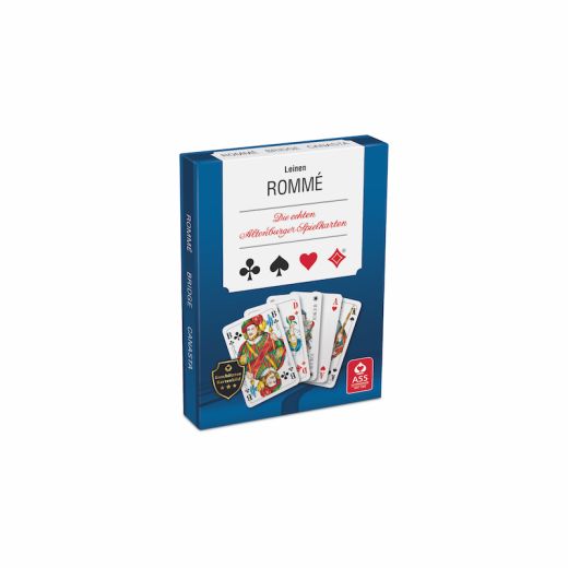Rommé Karten, französisches Bild