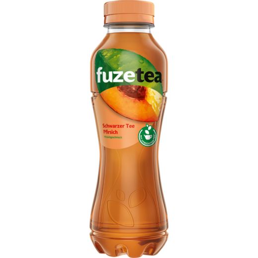 Fuze Tee Schwarzer Tee Pfirsich 