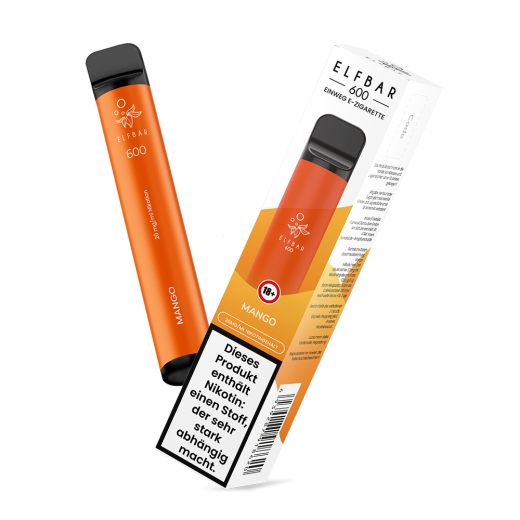 Elf Bar 600 Einweg E-Zigarette - Mango 20 mg/ml